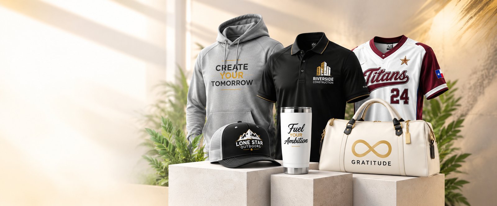 Custom apparel, sublimation and promotional products