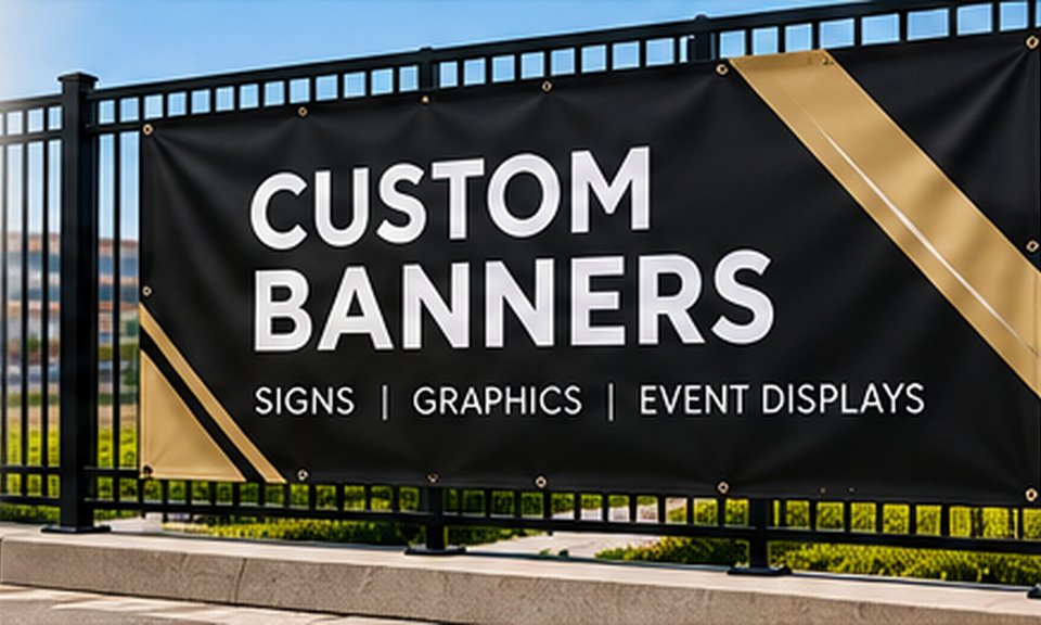 Banners, signs, stickers and storefront graphics