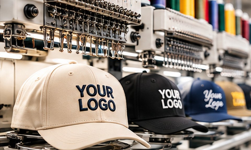 Embroidered polo and cap
